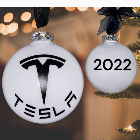 Tesla Christmas Tree Ornament| Customized Present| White Elephant Gift, Vehicle - Picture 13 of 14